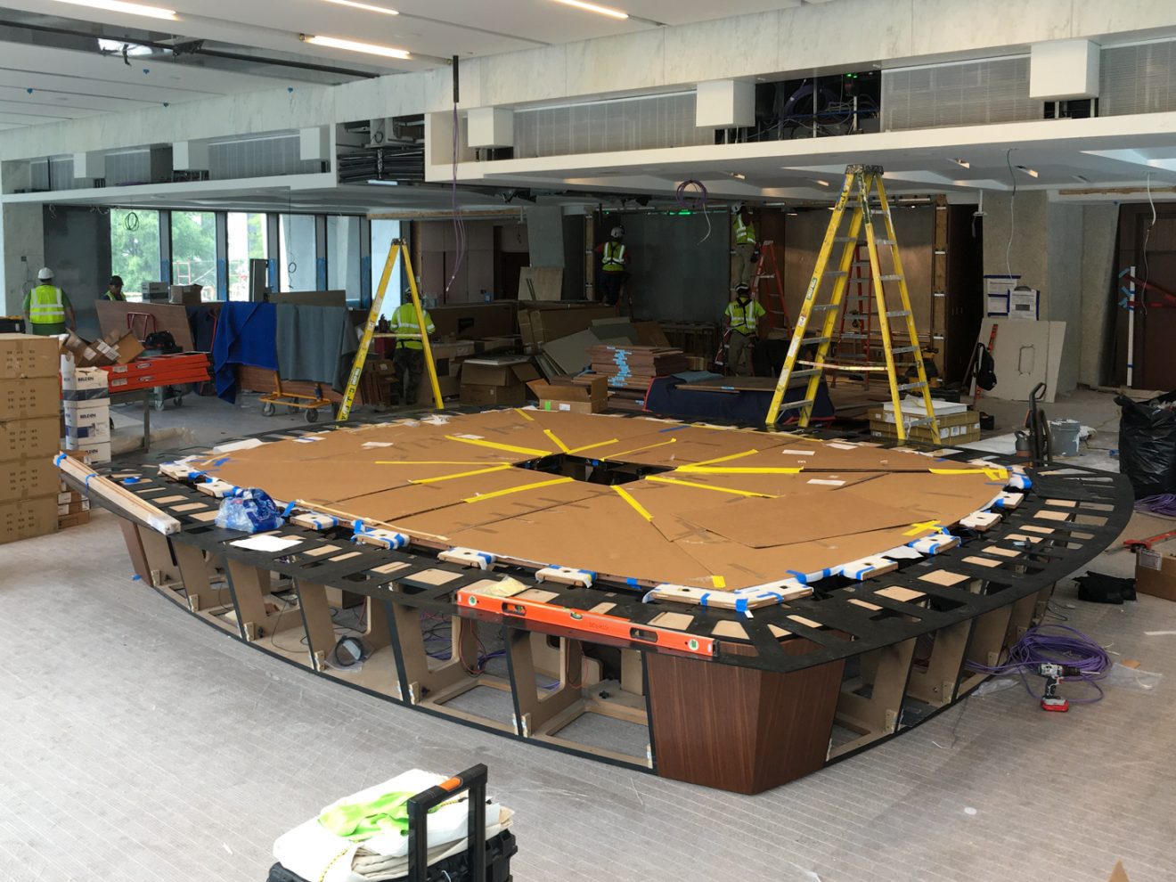 During installation.