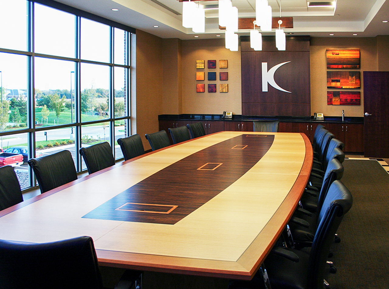 boat shape conference table