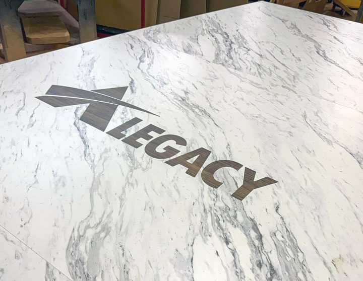 Engineering a Conference Table Logo Inlay