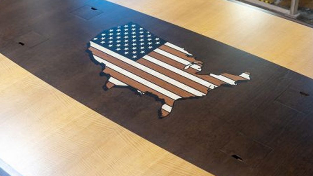 US map inlay